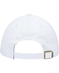 Women's White Denver Broncos Miata Clean Up Logo Adjustable Hat
