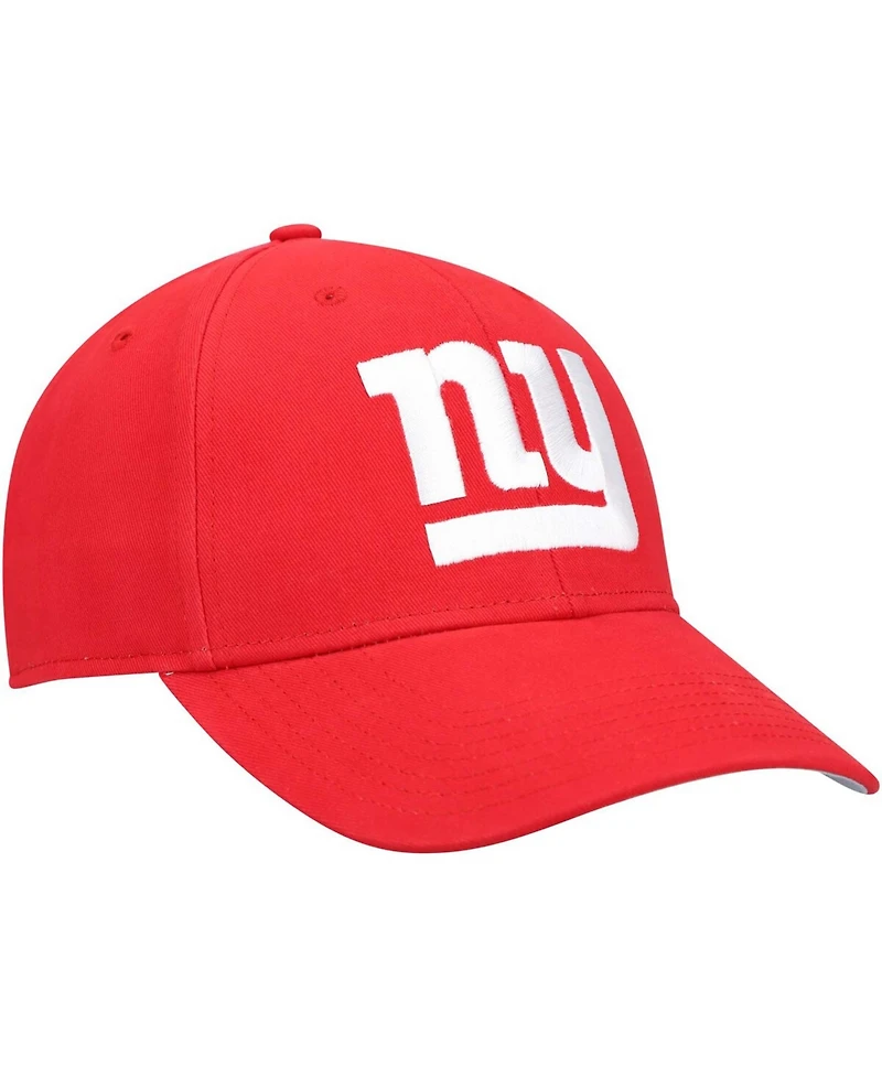 Boys Red New York Giants Basic Secondary Mvp Adjustable Hat