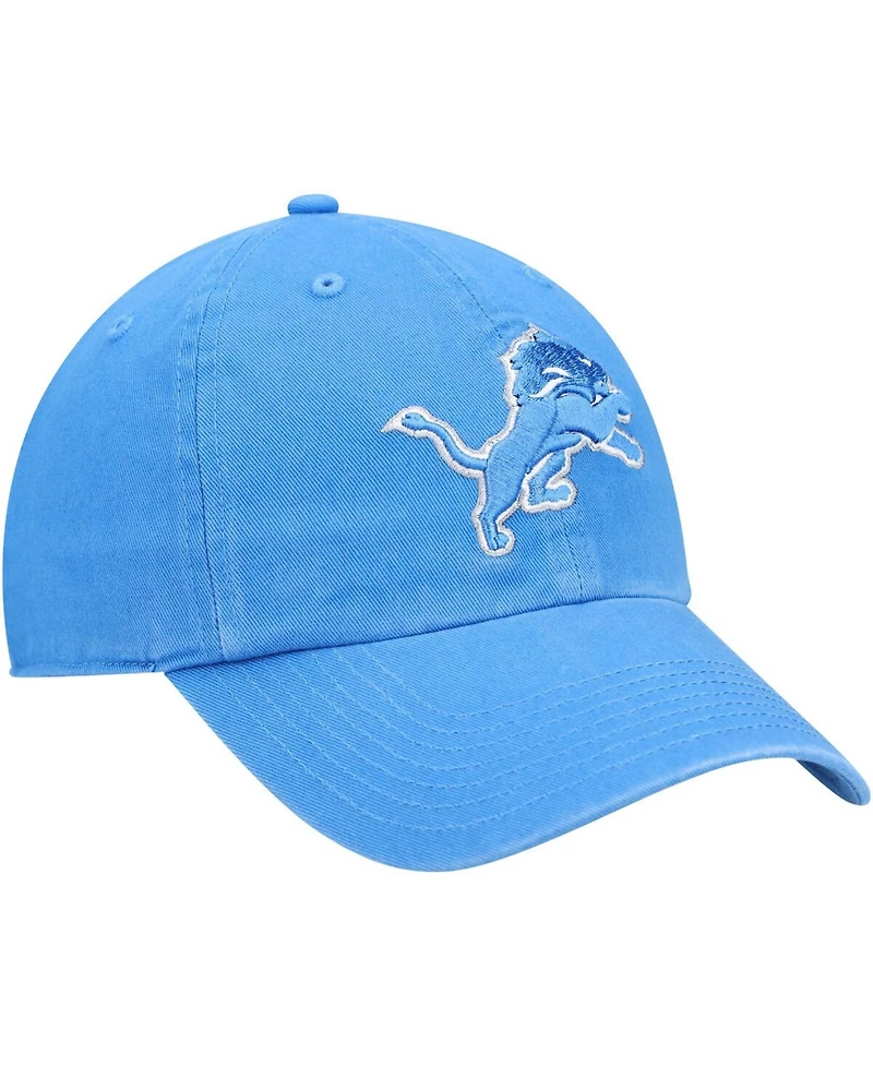Boys Blue Detroit Lions Logo Clean Up Adjustable Hat