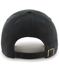 Men's Black Los Angeles Rams Tonal Clean Up Adjustable Hat