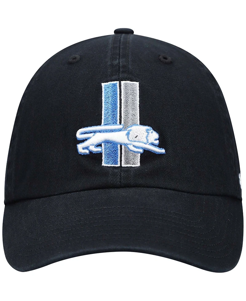Men's Black Detroit Lions Clean Up Legacy Adjustable Hat