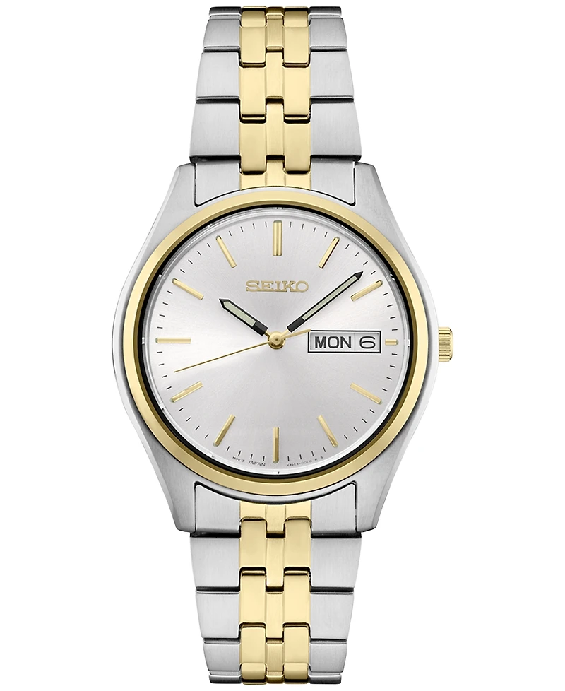 Seiko Men's Essentials Two-Tone Stainless Steel Bracelet Watch 37mm