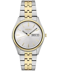 Seiko Men's Essentials Two-Tone Stainless Steel Bracelet Watch 37mm