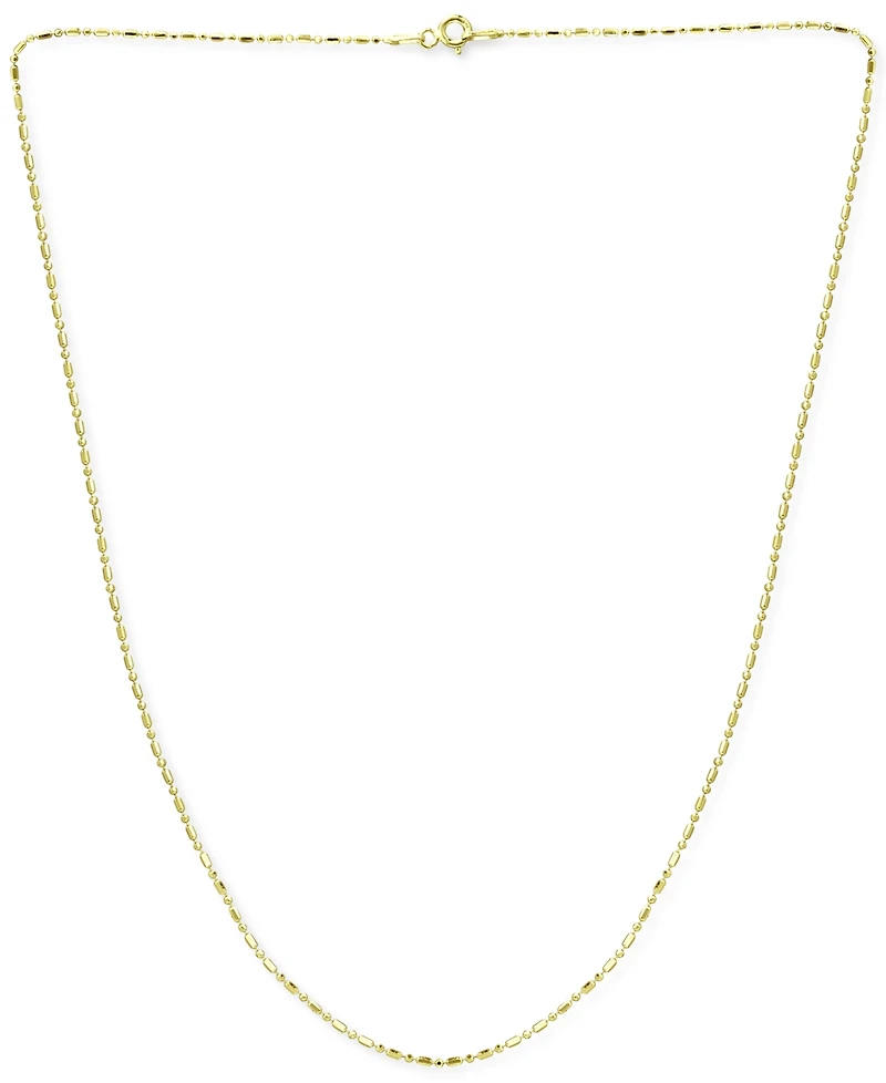 Giani Bernini Dot & Dash Link 18" Chain Necklace in 18k Gold-Plated Sterling Silver, Created for Macy's