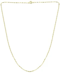 Giani Bernini Dot & Dash Link 18" Chain Necklace in 18k Gold-Plated Sterling Silver, Created for Macy's