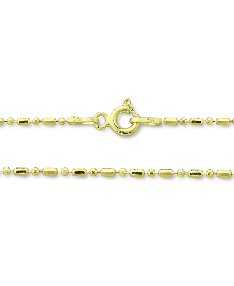 Giani Bernini Dot & Dash Link 24" Chain Necklace in 18k Gold-Plated Sterling Silver, Created for Macy's