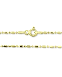 Giani Bernini Dot & Dash Link 24" Chain Necklace in 18k Gold-Plated Sterling Silver, Created for Macy's