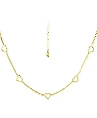 Giani Bernini Open Heart Link Chain Necklace Bracelet