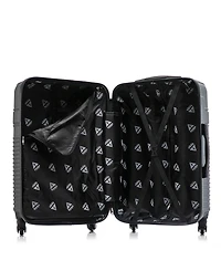 InUSA Resilience Lightweight Hardside Spinner Luggage Set, 3 piece