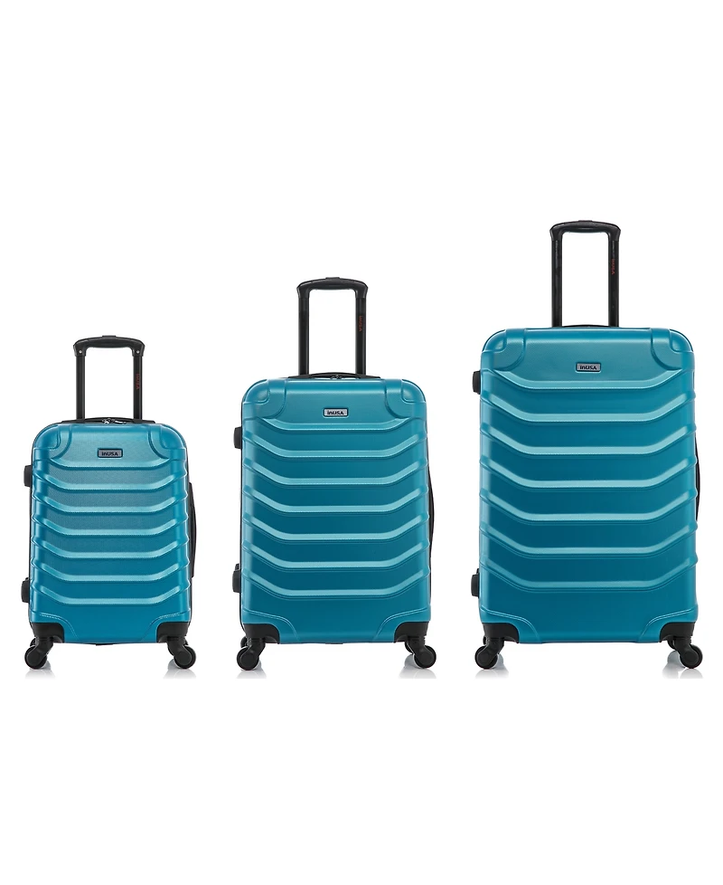 InUSA Endurance Lightweight Hardside Spinner Luggage Set, 3 piece