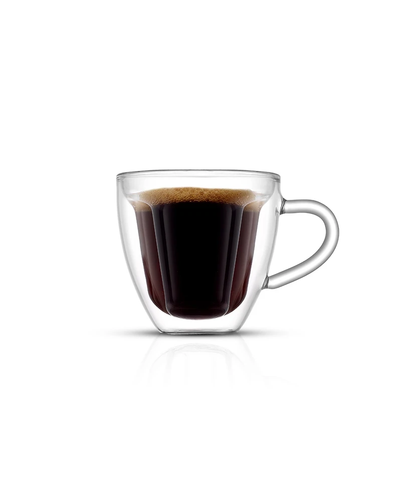 JoyJolt Disney Mickey Mouse 3D Espresso Cups, Set of 2