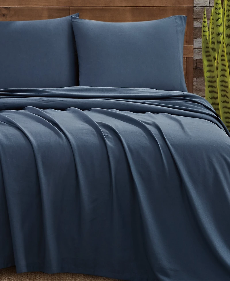 Frye Cotton Linen Blend Pillowcase Pair, Standard