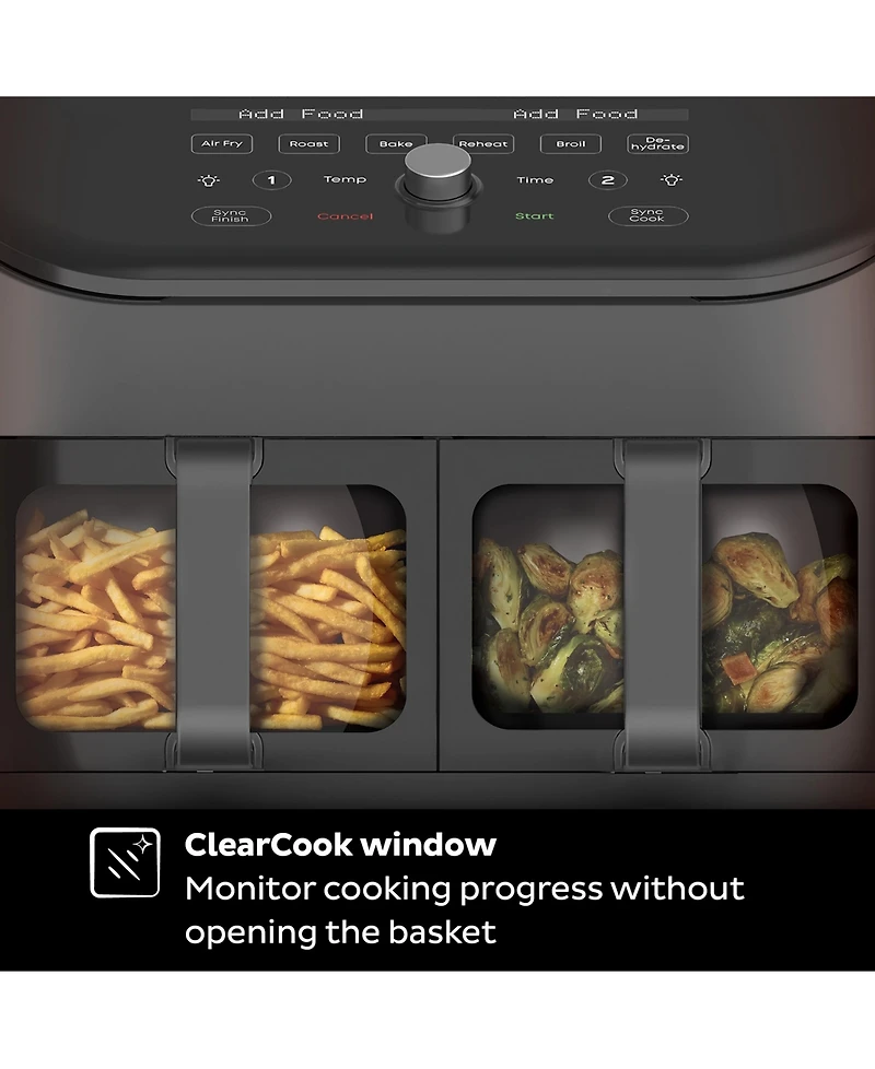 Instant Pot Vortex Plus Xl 8 Qt. Dual Basket Air Fryer