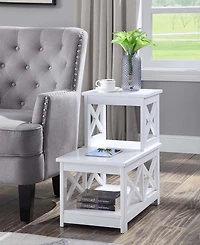 Oxford 2 Step Chairside End Table