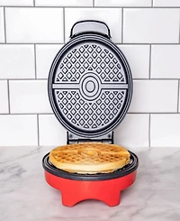 Uncanny Brands Pokemon Waffle Maker - Make Bounty Poke Ball Waffles - Kitchen Appliance