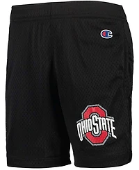 Big Boys and Girls Black Ohio State Buckeyes Classic Mesh Shorts