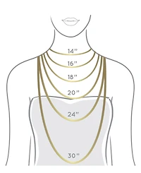 14K Gold Flash-Plated 3-Piece Celestial Layered Pendant Set