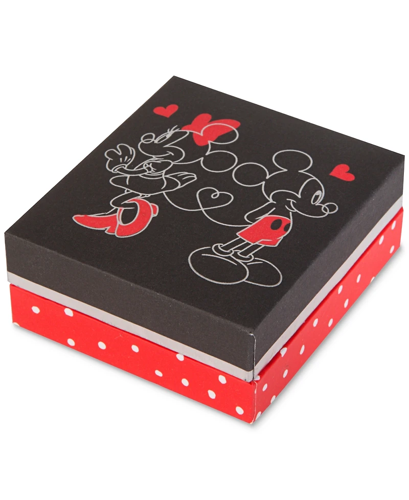 Disney Minnie Mouse Enamel Pendant Necklace in Sterling Silver, 16" + 2" extender
