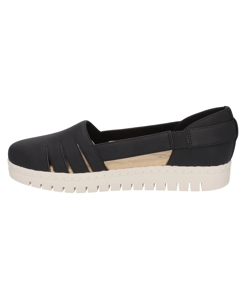 Easy Street Women's Bugsy Comfort Slip-on Flats