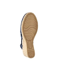 Easy Street Women's Stargaze Espadrille Slingback Wedges