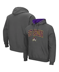 Men's Ecu Pirates Arch and Logo Pullover Hoodie