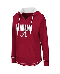 Women's Crimson Alabama Tide Tunic Pullover Hoodie