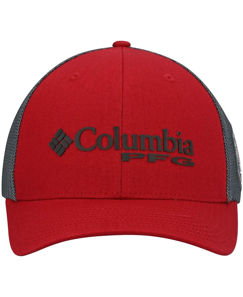 Men's Garnet and Charcoal South Carolina Gamecocks Pfg Snapback Hat