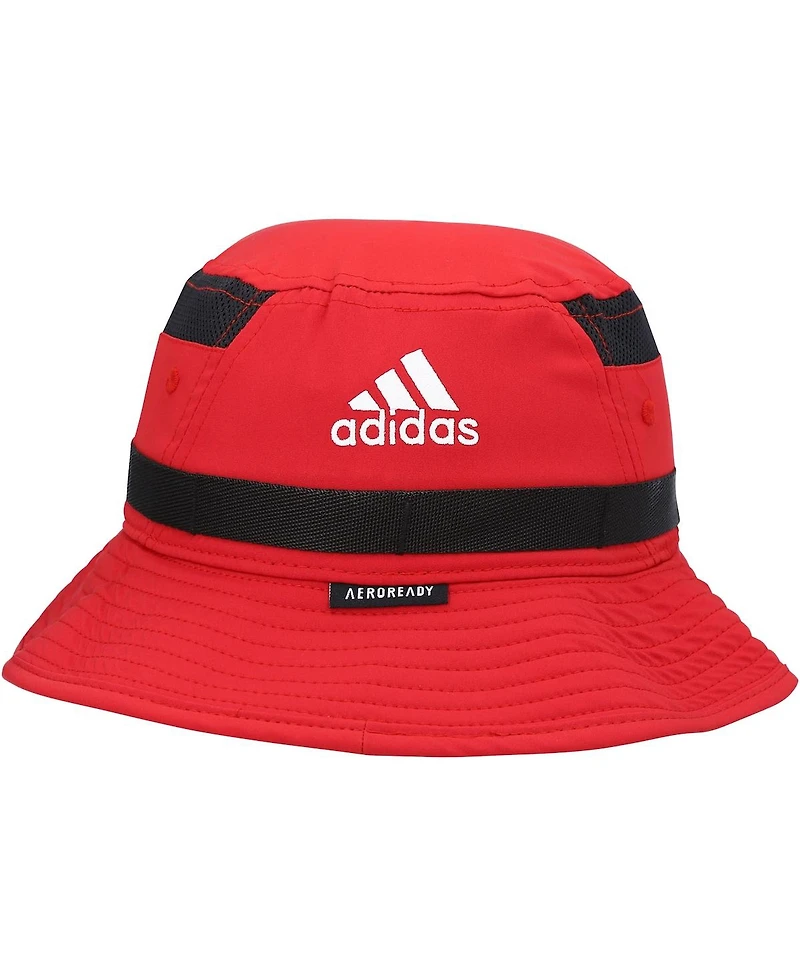 Men's Scarlet Nebraska Huskers 2021 Sideline Aeroready Bucket Hat