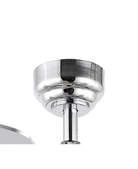 Kristie 3-Light Modern Glam Drum Led Ceiling Fan with Remote