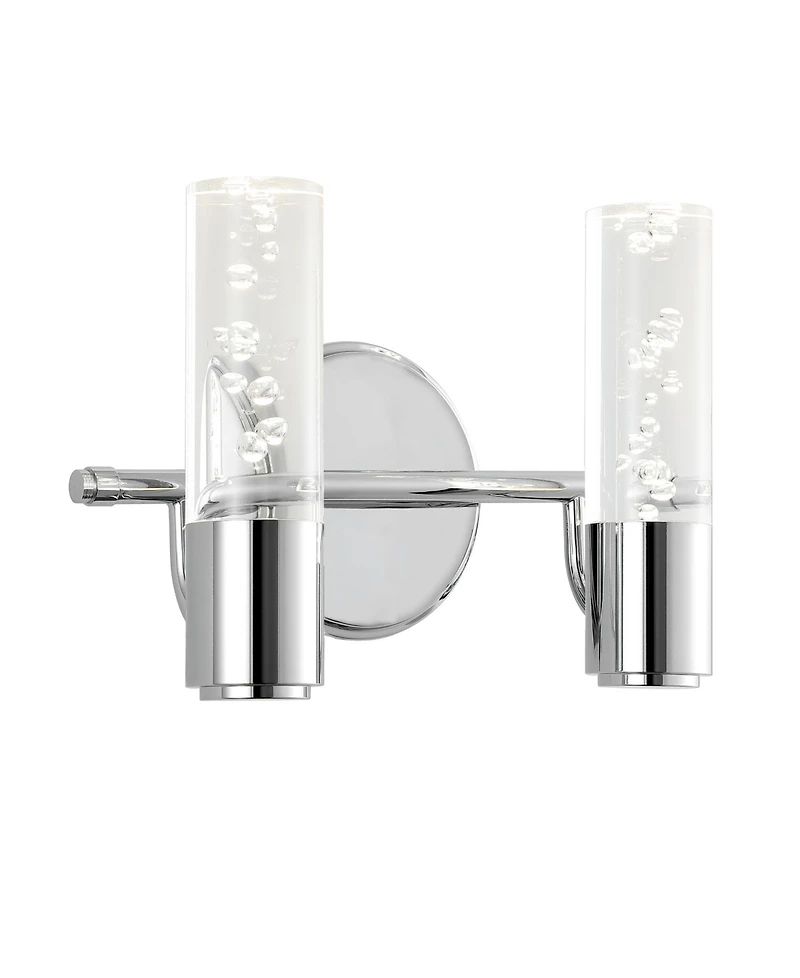 Bolha 2-Light Minimalist Modern Bubble Integrated Led Vanity Light