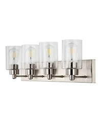 Irving 3-Light Seeded Modern Contemporary Led Vanity Light