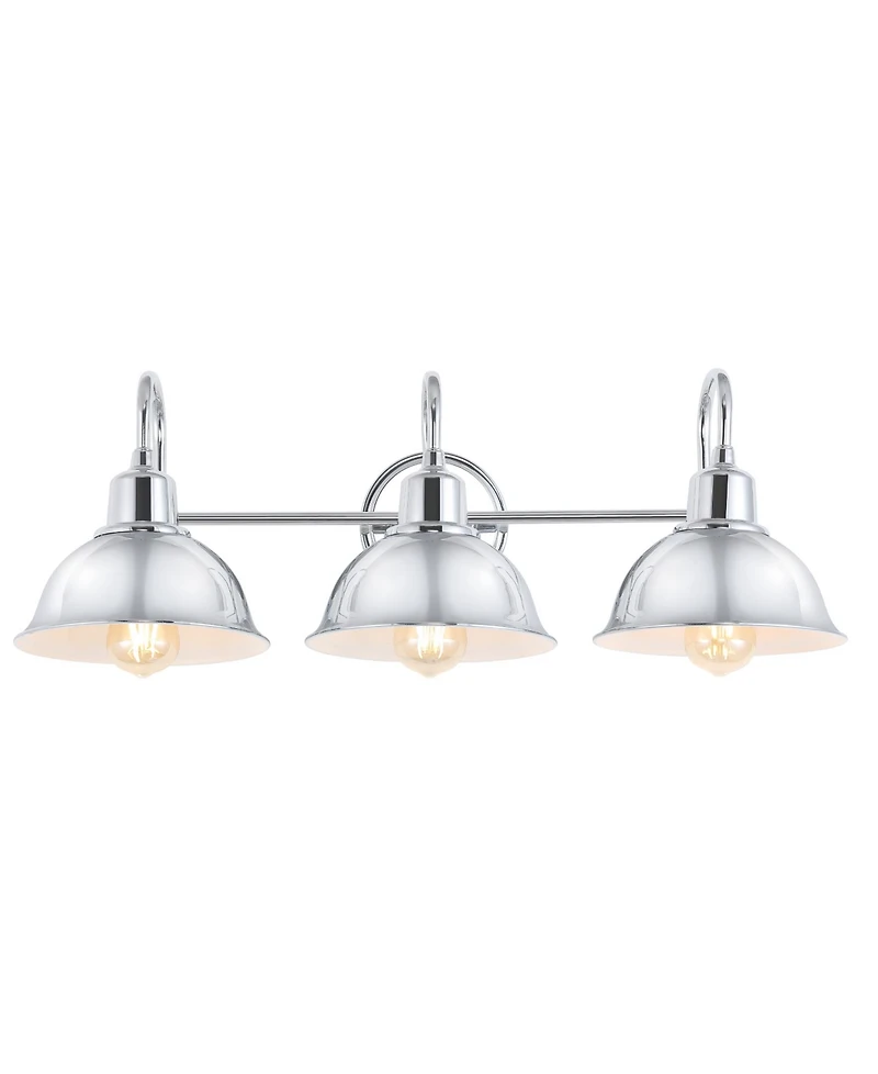 Frisco 3-Light Farmhouse Industrial Shade Vanity