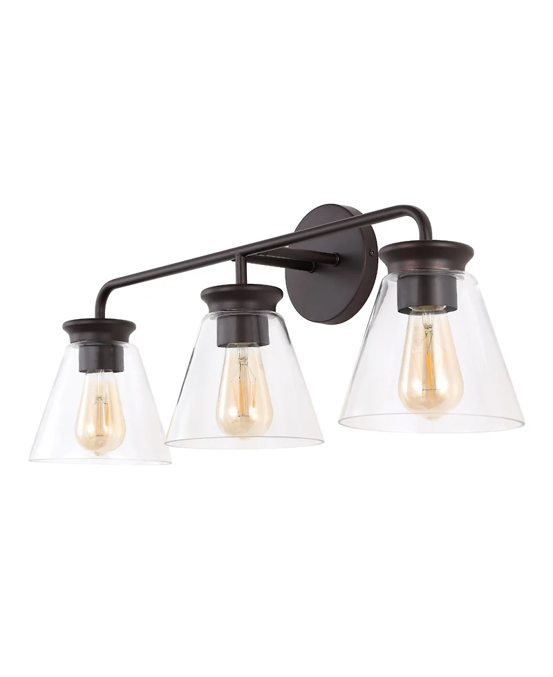 Kondo 3-Light Modern Farmhouse Iron Led Vanity