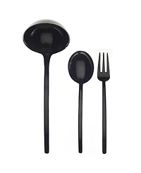 Due Oro Nero Serving Set, 3 Piece