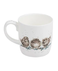 Royal Worcester Wrendale Feather Your Nest Mug, Set of 4