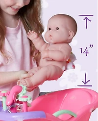 Lots to Love Babies 14" Baby Doll -Bath Shower Gift Set