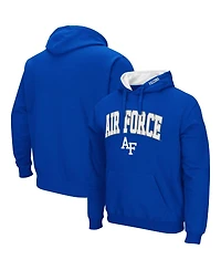 Men's Colosseum Air Force Falcons Arch and Logo 3.0 Pullover Hoodie