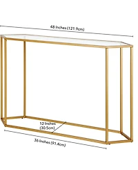 Beck Accent Table, 48" x 12"