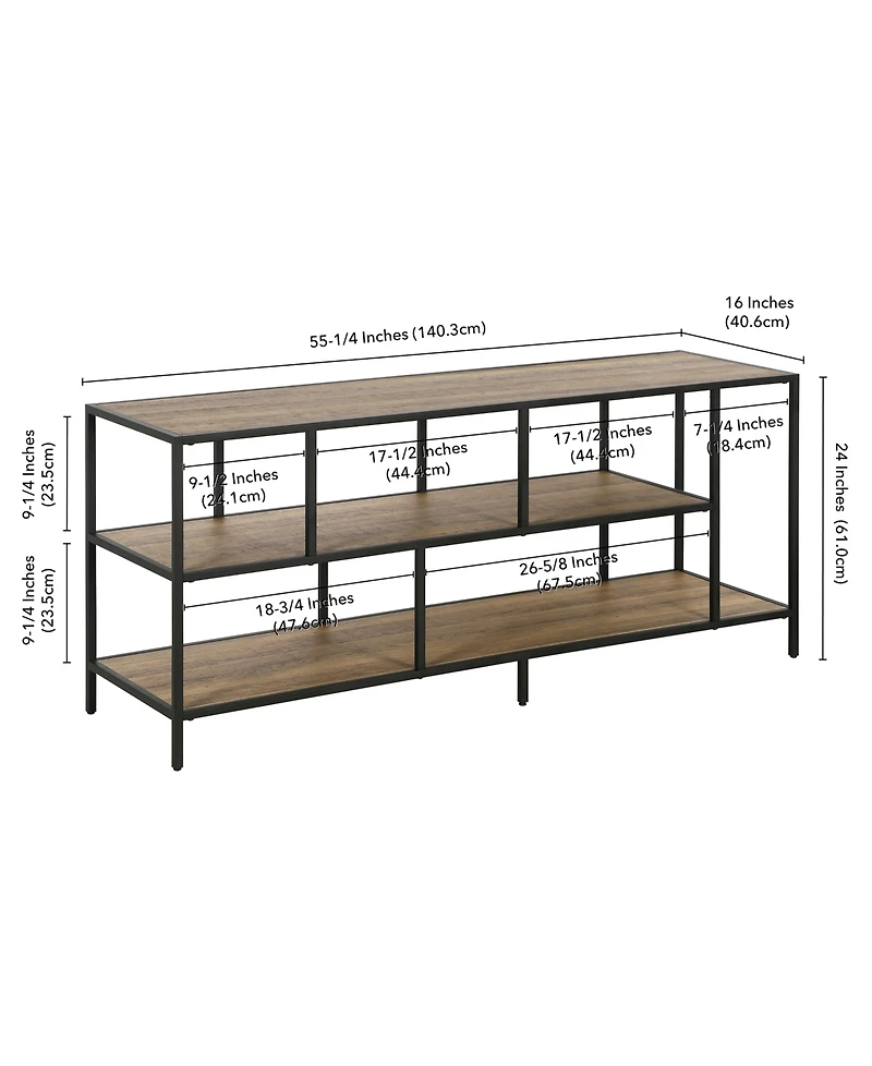 Winthrop 55" Tv Stand with Shelves