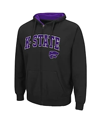 Colosseum Men's Kansas State Wildcats Arch Logo 3.0 Full-Zip Hoodie