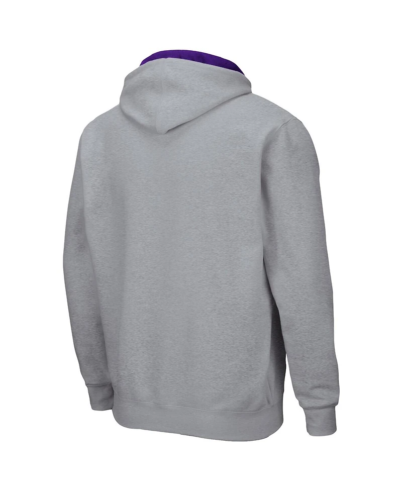 Colosseum Men's Lsu Tigers Arch Logo 3.0 Full-Zip Hoodie