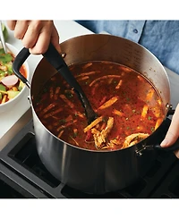 KitchenAid Stainless Steel 8 Quart Induction Stockpot with Measuring Marks and Lid