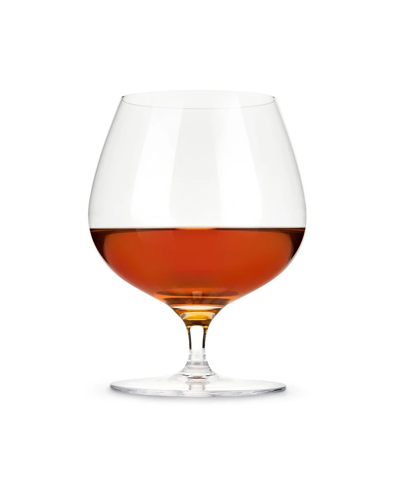 Viski Crystal Wingback Cognac Glasses, Set of 2, 17 Oz