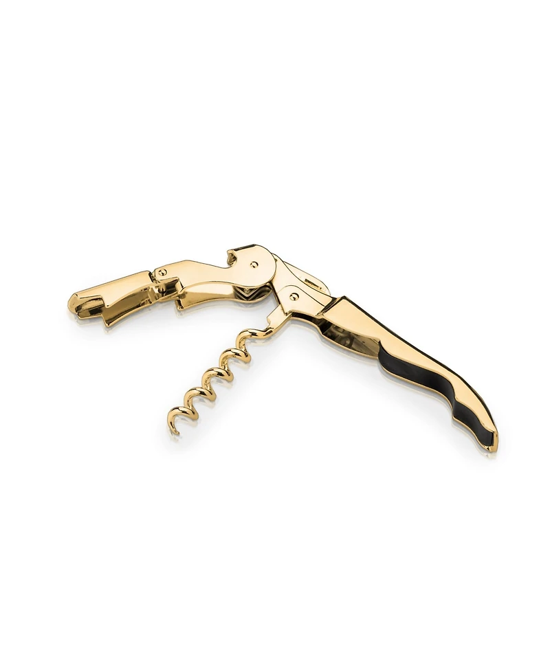 Viski 24k Gold Plated Signature Double Hinged Corkscrew