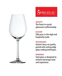 Spiegelau Salute Red Wine Glasses, Set of 4, 19.4 Oz