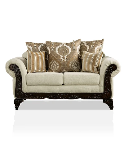 Leonidas Flared Arm Loveseat