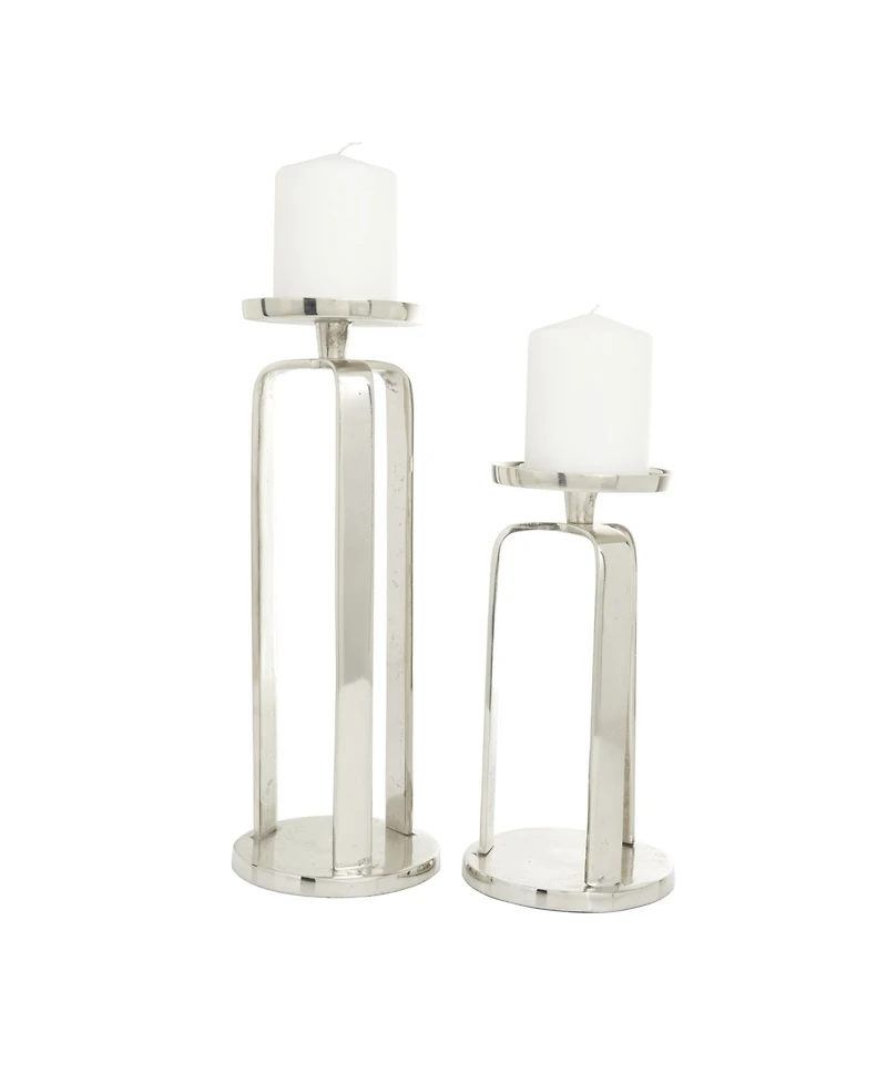 CosmoLiving by Cosmopolitan Modern Candle Holder, Set of 2