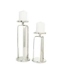 CosmoLiving by Cosmopolitan Modern Candle Holder, Set of 2