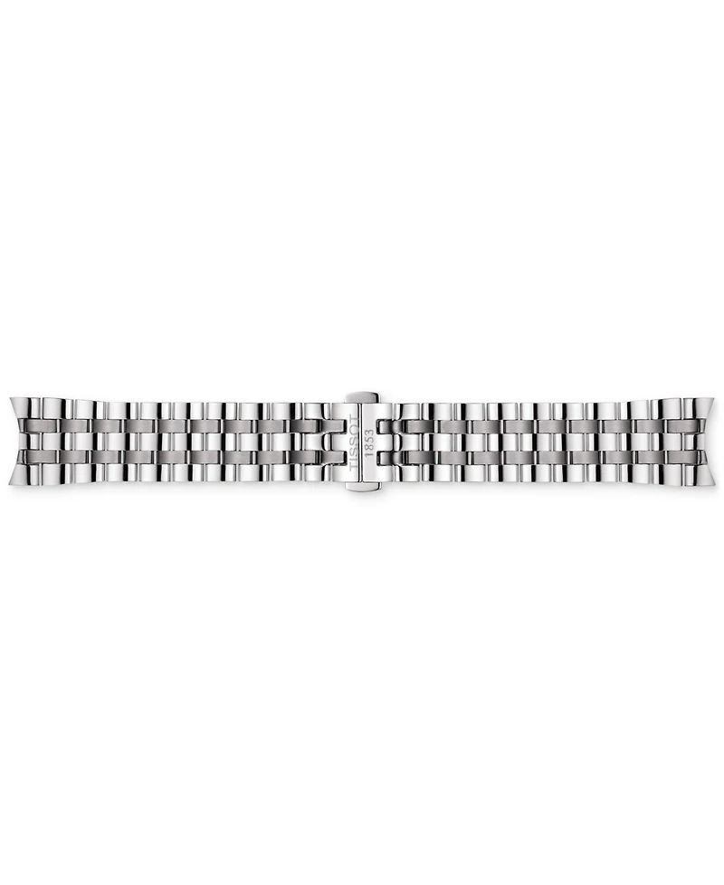 Tissot Men's Carson Premium Gent Moonphase Stainless Steel Bracelet Watch 40mm