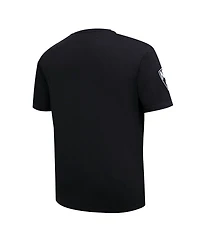 Men's Black Brooklyn Nets Chenille T-shirt